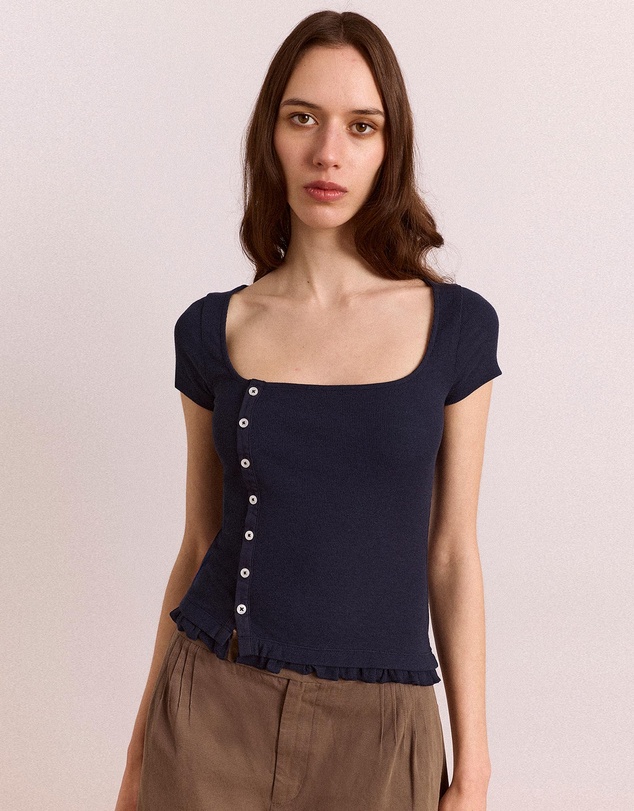 Damson Madder - Posie Short Sleeve Top