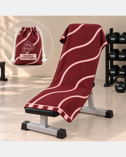 Sky Gazer - Hooded Gym Towel