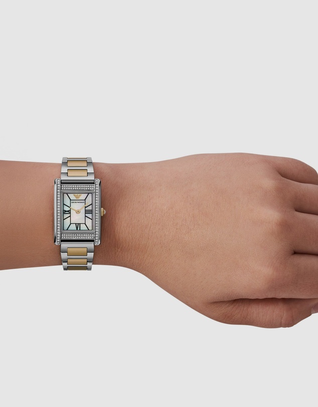 Emporio Armani - Two Tone Analogue Watch