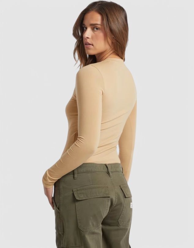 GUESS Jeans - GUESS JEANS Long Sleeve Bodysuit
