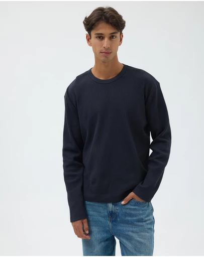 AERE - Orin Waffle LS Tee
