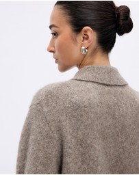 Minima Esenciales - Joryn Alpaca Wool Zip Cardigan