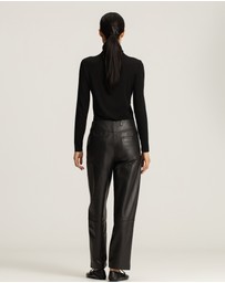 IDA+S - Corin Lambskin Panelled Pants