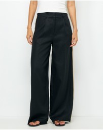AERE - Sora Stripe Tailored Pants