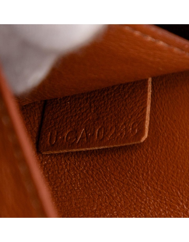 Pre-Loved by Azura Reborn - Pre-Loved Small Maillon Triomphe Jacquard and Calfskin Crecy Crossbody