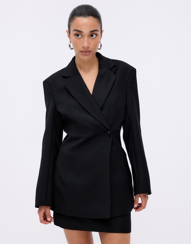 Revibe - Repaired Minima Esenciales Belle Single Breasted Blazer - AU 12