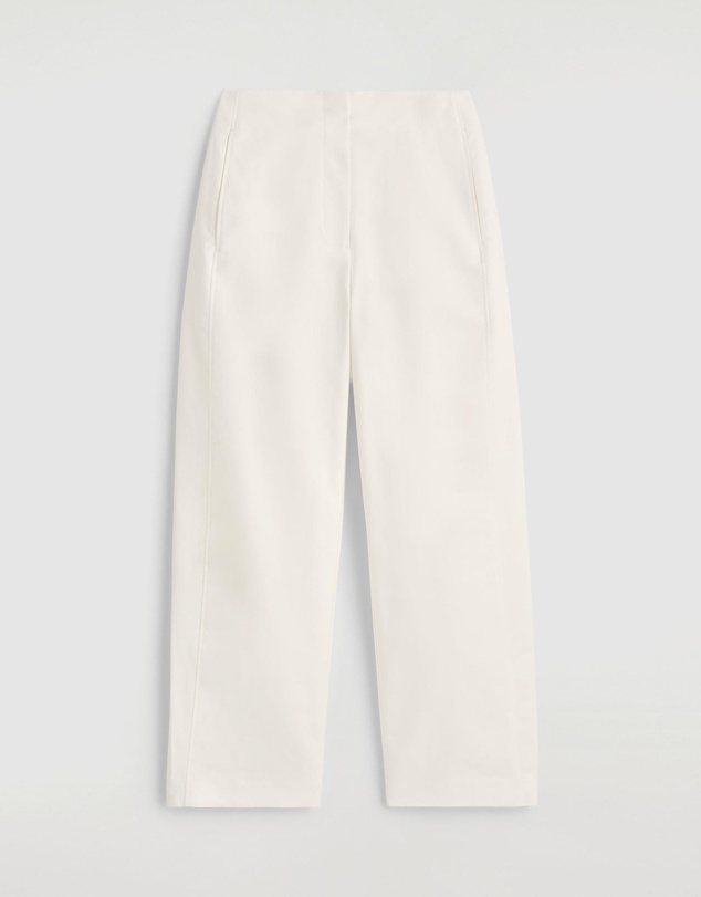 COS - Pima Cotton Barrel-Leg Trousers