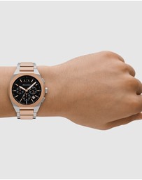 Armani Exchange - Two Tone Chronograph Watch