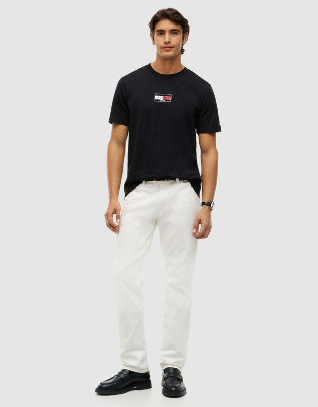 Tommy Hilfiger - Flag Logo Crew Neck T-Shirt