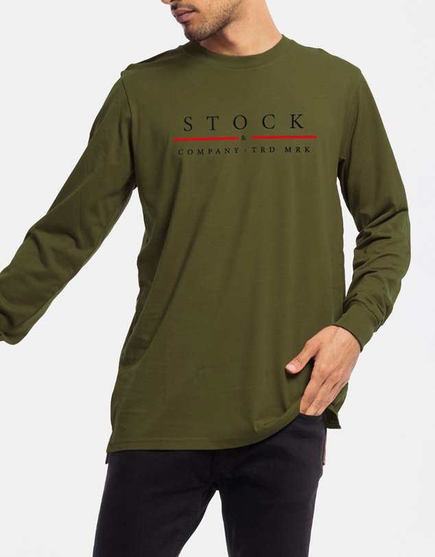 Stock & Co. - Red Line Long Sleeve Tee