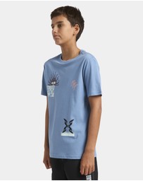 Quiksilver - Boys 8 to 16 Free Lock T-Shirt