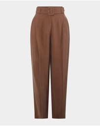Forcast - Hazel Belted Tapered Pant