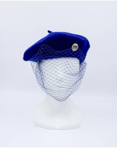 FORD MILLINERY - NIKKI Beret with veil