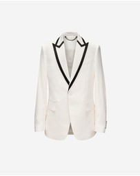 Calibre - Lapel Detail Tuxedo Jacket Ivory