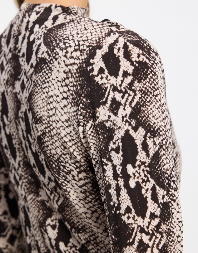 & Other Stories - Flare-Sleeve Mock-Neck Top