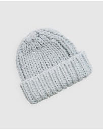 Belle & Bloom - Winter's Kiss Beanie - Light Grey
