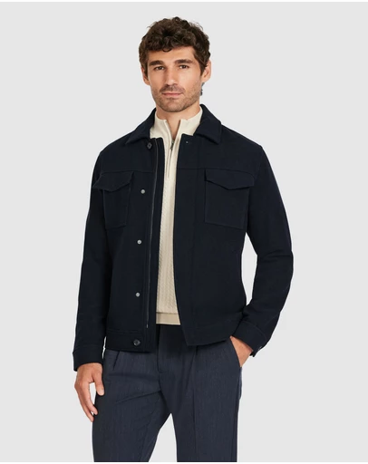 Tarocash - Lleyton Wool Zip Jacket