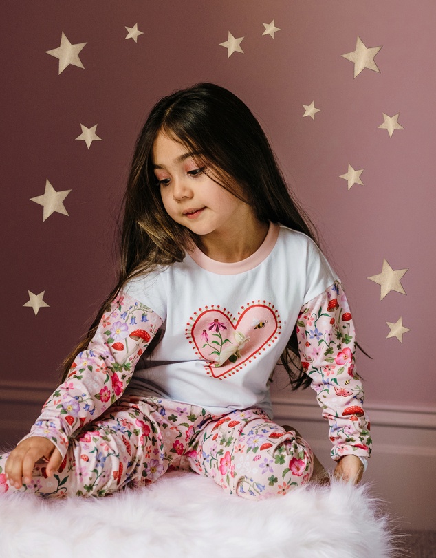 Fleur Harris - 'Toadstool' Slumber Sleep Set in Peach