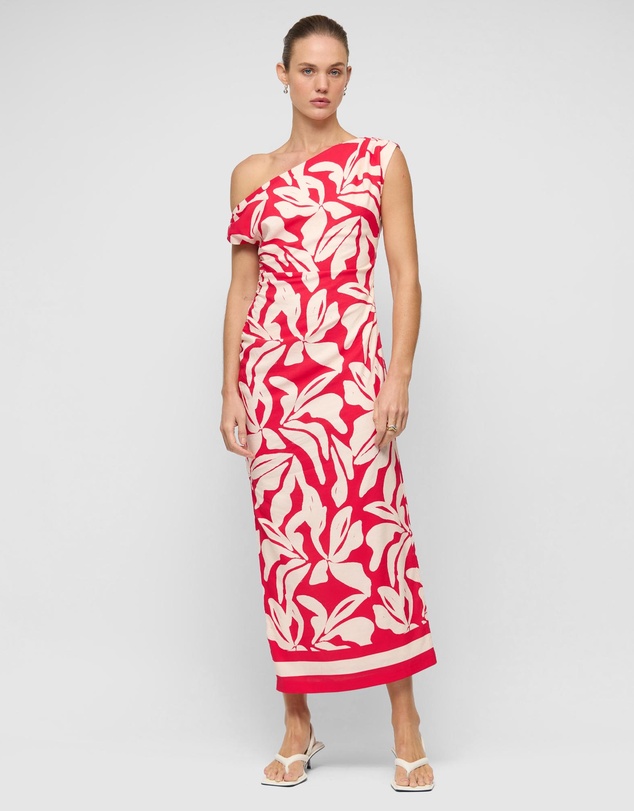 Staple the Label - Serata Asym Midi Dress