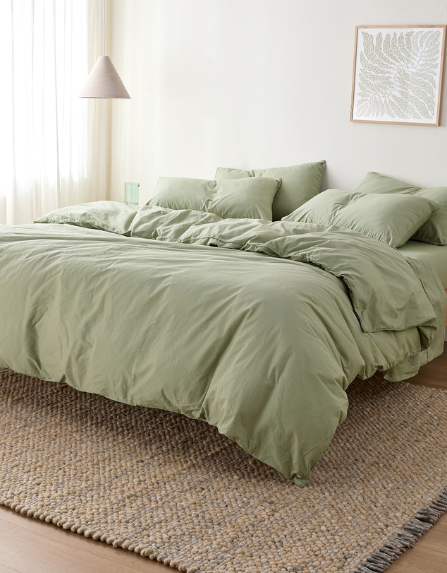 Sheet Society - Leo Washed Cotton Quilt Cover Set