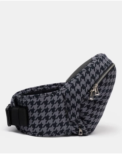 portier - The Brio Belt Toddler Carrier - Onyx Houndstooth