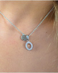 Georgini - Georgini Luxury Letters O Initial Pendant Silver