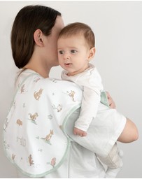 Living Textiles - 2 Pack Organic Burp Cloths - Australiana