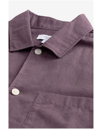 NEXT - Cotton Linen Blend Short Sleeve Shirt Standard Collar