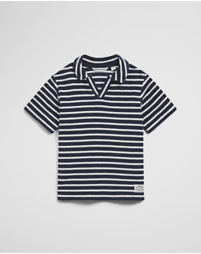 Country Road - Short Sleeve Relaxed Terry Polo