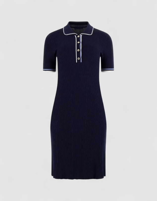 GUESS - Thalia Polo Neck Short Sleeve Sweater Dress