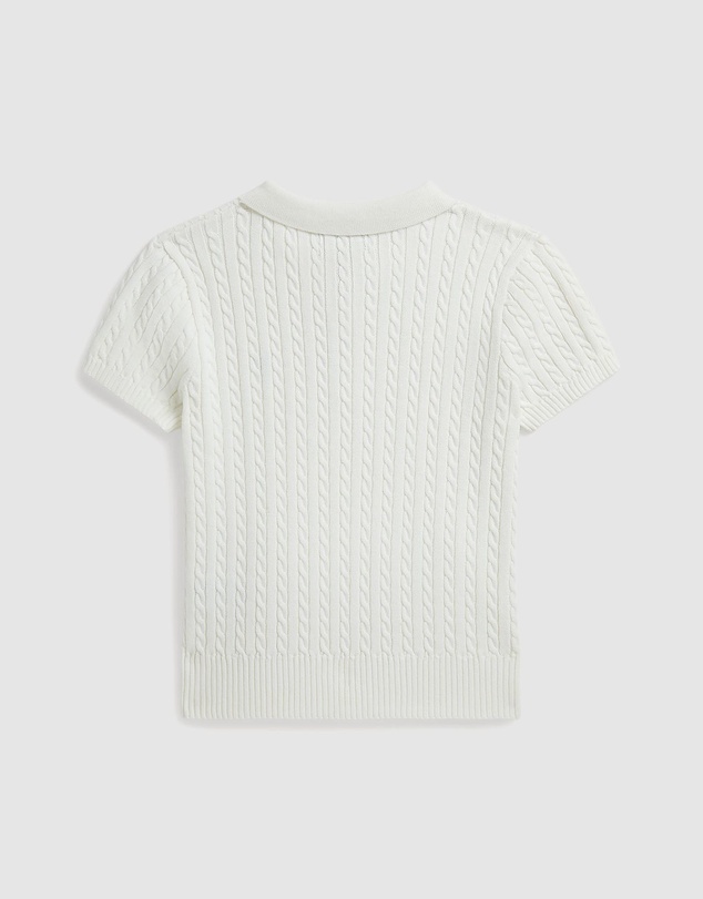 Polo Ralph Lauren - Mini-Cable Cotton Polo Sweater - Babies-Teens