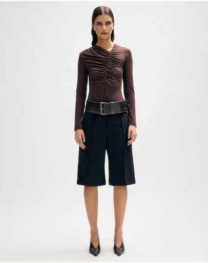 Minima Esenciales - Tore Gathered Jersey Bodysuit