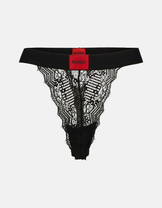HUGO - Geometric Lace Thong