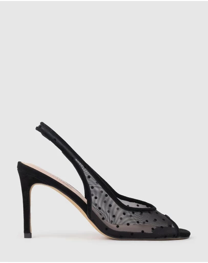 Edward Meller - VALIYA85 Peep Toe Mesh Slingback