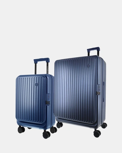 Pierre Cardin - Pierre Cardin Front-Opener Hard Shell Large and Cabin 2-Piece Set Bundle