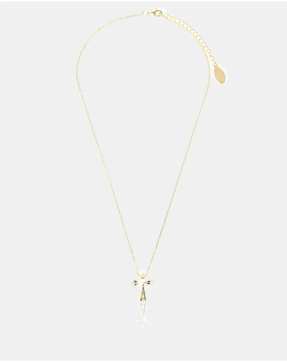 Georgini - GEORGINI OCEANS FRESWATER PEARL CROSS GOLD