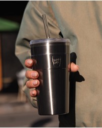 KeepCup - Thermal Cold Cup 16oz Reusable Coffee Cup with Straw Lid