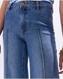 Marcs - Flora Low Rise Wide Leg Jeans
