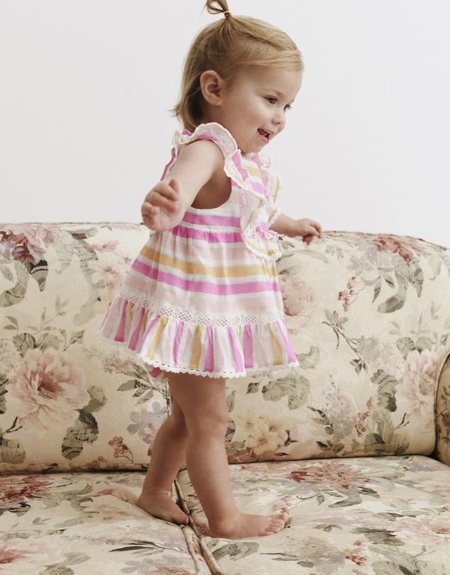 Country Road - Sleeveless Print Romper Dress