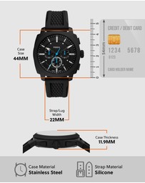 Fossil - Machine Black Chronograph Watch