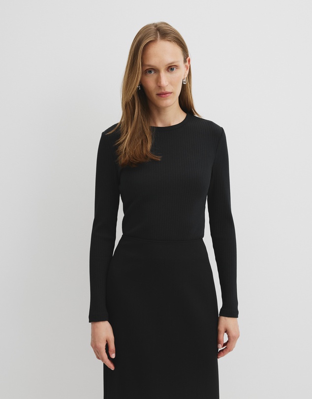 Country Road - Long Sleeve Rib Top