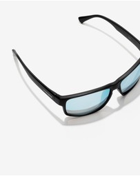 Hawkers Co - HAWKERS - Black Blue Chrome FASTER Sunglasses for Men and Women UV400