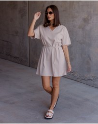 ALEXANDRA - Nix Mini Dress Stone