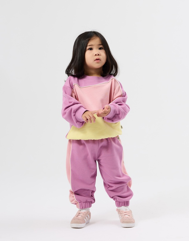 Goldie + Ace - Piped Panel Sweatpants - Babies-Kids