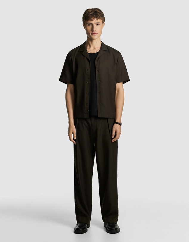 yd. - Adam Lyocell Linen Blend Chino