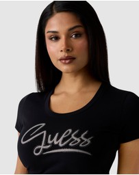 GUESS - Short Sleeve Guess Script T-Shirt