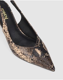Siren - Yory Slingback Kitten Heels
