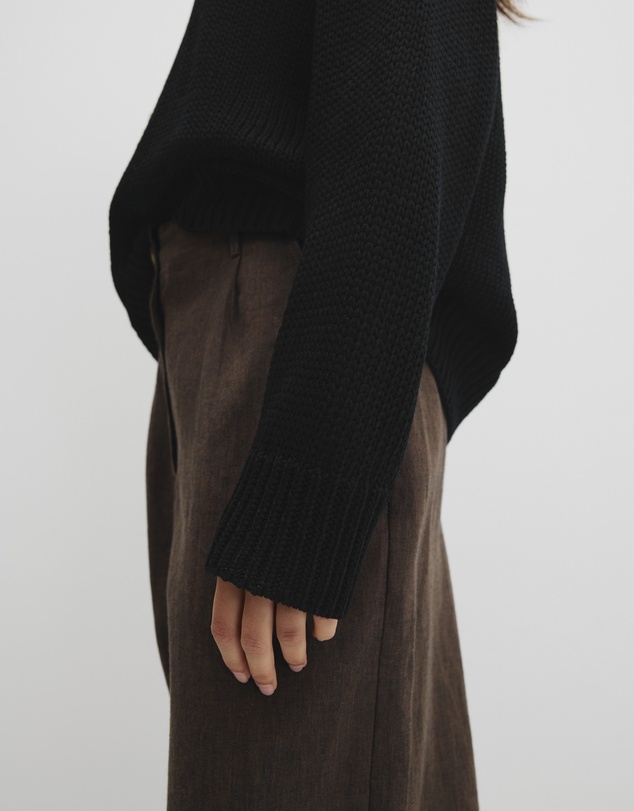 Country Road - Organically Grown Cotton Tape Yarn Sweater