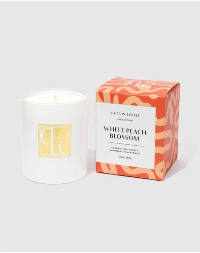 Caitlin Louise Collection - White Peach Blossom Candle