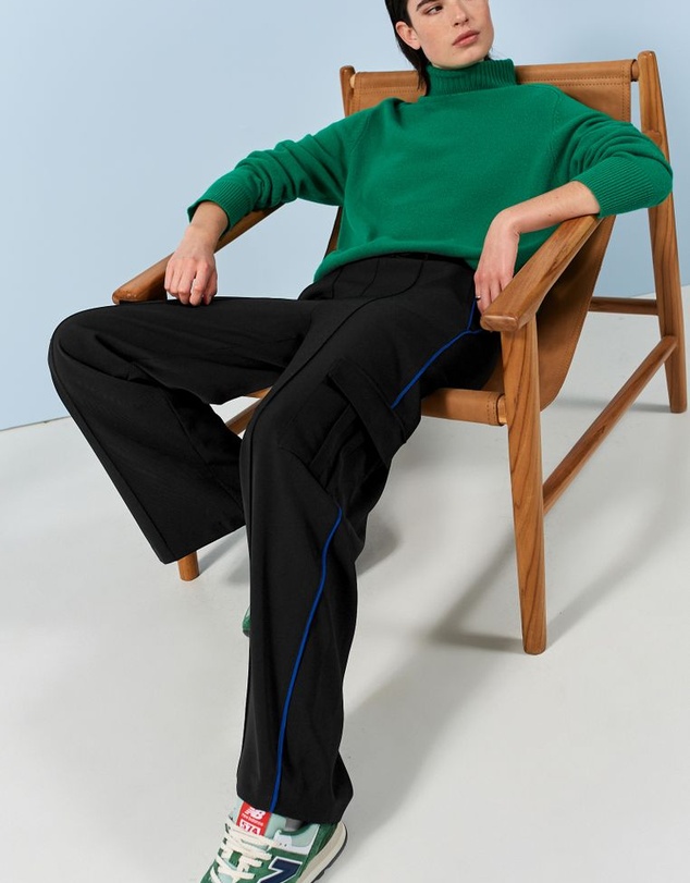 NEXT - Side Stripe Wide Leg Trousers